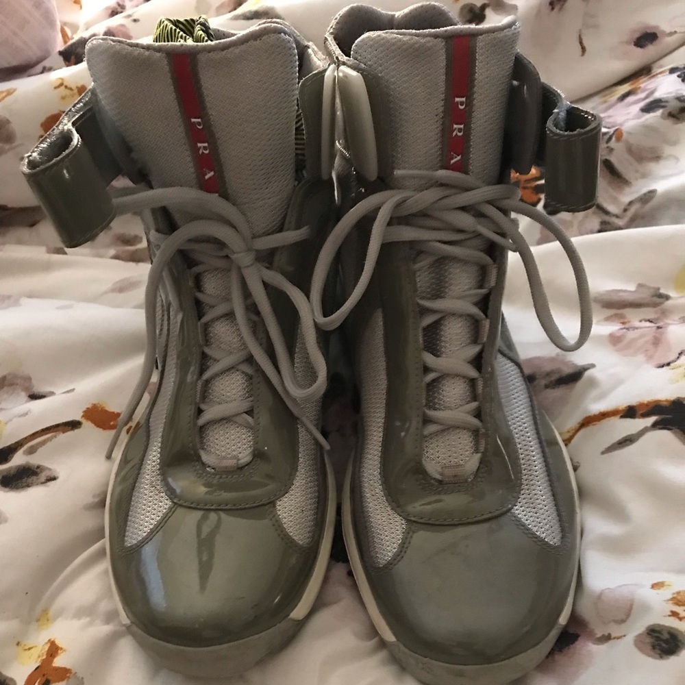 Classic American Cup Prada Sneakers